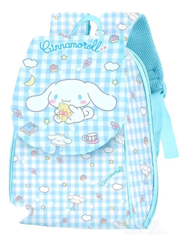 Mochila Sanrio Kuromi Cinnamoroll Ecocuero Bolsillo Bolso