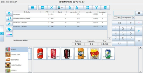 Software Punto De Venta Para Restaurantes Comida Rápida