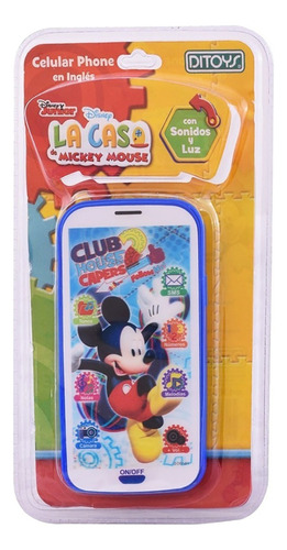 Celular Teléfono Mickey Mouse Orig Ditoys Bubba