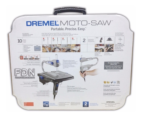 Imagen 7 de 9 de Dremel Moto Saw Ms20 Caladora + Maletin + Acces. - Fdn