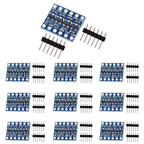 Convertidor De Nivel Lógico Keeyees Iic I2c De 4 Canales, 10