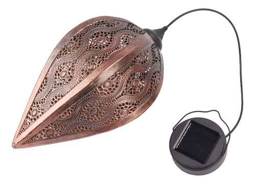 Linterna Solar Hueca, Ip44, Impermeable, Alimentada Por Led