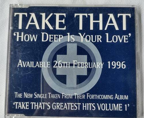 Take That  How Deep Is Your Love Cd Single Promo Imp Uk