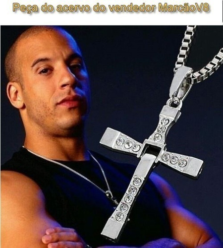 Cordão Crucifixo Vin Diesel Domic Toretto Velozes E Furiosos