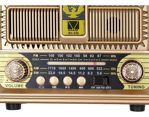 Bocina Bluetooth Radio Vintage Bc-359