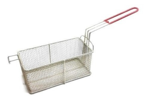 Imagen 2 de 2 de Canasto Freidor 28 X 14 Cm Rectangular Alambre Estañado