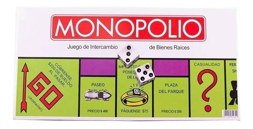 Monopolio Juego De Mesa Didáctico Español