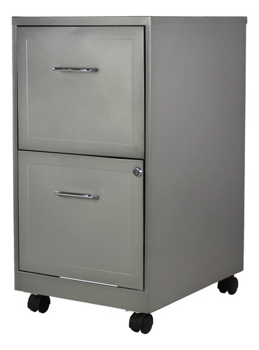 Armário De Arquivos Lorell 2-drawer Mobile Grey Llr16873