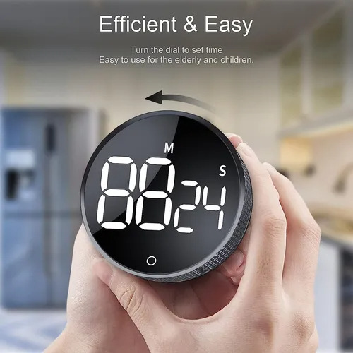 Temporizador Digital De Cocina Magnético Con Pantalla Lcd