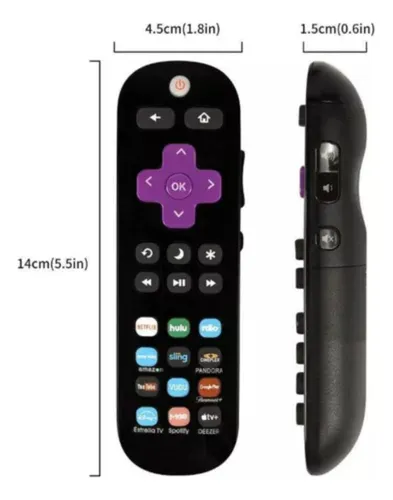 Control Mando Distancia Universal Roku Series Tv Tcl Rc-2800