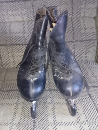 Imagen 2 de 4 de Patines Para Hielo Antiguos Número ,10