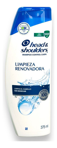Shampoo Head & Shoulders Limpieza Renovadora X 375ml