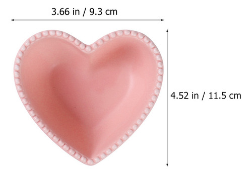 Frutero De Cerámica Con Forma De Corazón Para Postres, Cuenc