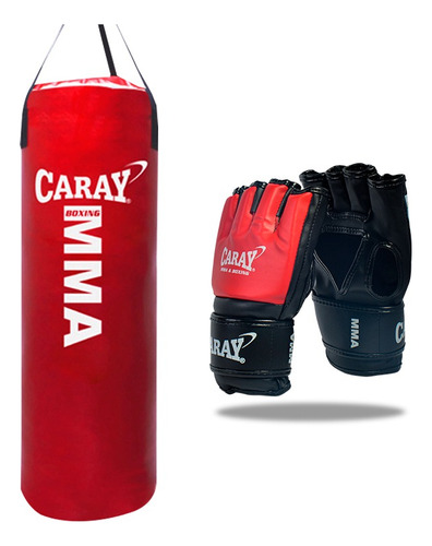 Saco De Boxeo Profesional 1 Mt X 30 + Guante Mma Caray 