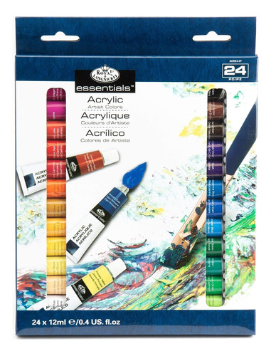 Set De Pinturas Acrílicas Royal Langnickel Con 24 Piezas