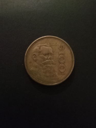 Moneda $100.00. Venustiano Carranza