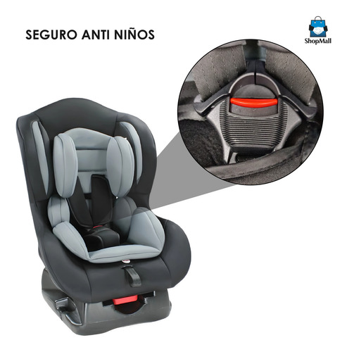 Asiento De Bebé Para Coche Asiento Inclinable 3 Posiciones
