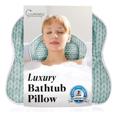 Almohada De Baño Lady Mcbath - Almohadas De Baño De Lujo Par