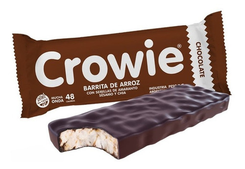 Imagen 1 de 7 de Crowie Barrita Arroz 12gr (promo X 12) Barata La Golosineria