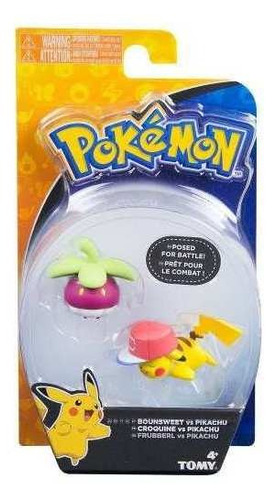 Imagem 2 de 2 de Boneco Pokemon - Figura De Ação - Bounsweet Vs Pikachu Tomy