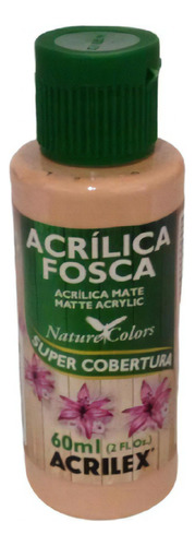 Tinta Acrílica Areia Rosada Fosca Acrilex Artesanato (60 Ml)