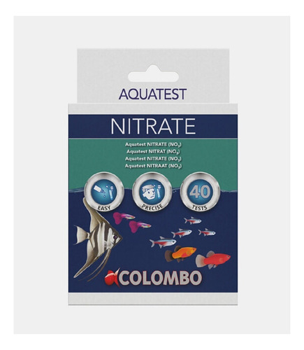 Colombo Aqua Nitrato Teste Para Água Doce (40 Testes)