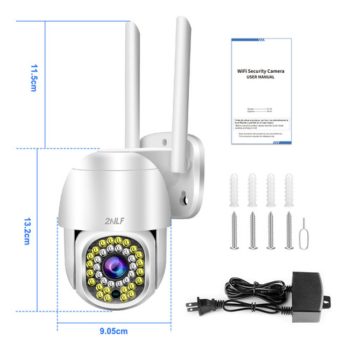 2nlf® Cámara De Seguridad Vigilancia Camara Wifi 5g/2.4g 5mp