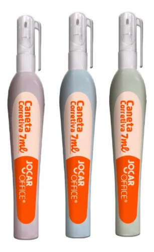Caixa Com 12 Uni Caneta Corretiva 7ml Embalagem Colorida