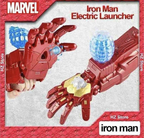 Brazo De Iron Man Lanza Bolitas De Hidrogel