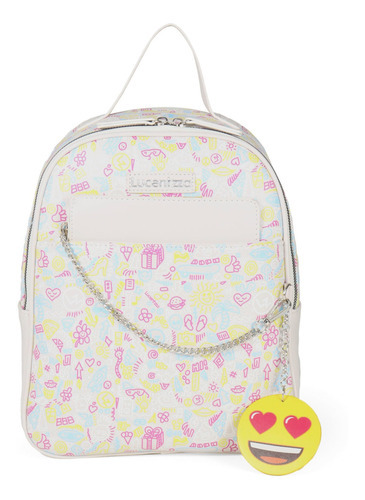 Mochila Para Mujer Lucentzza X Emoji 2-en-1 Color Suela