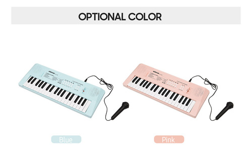 Piano Electrónico.piano Electrónico Rosa Con Electrónica