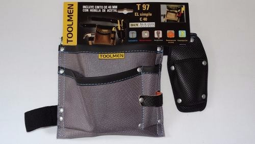 Cartuchera Portaherramientas Toolmen T97 Con Cinturon