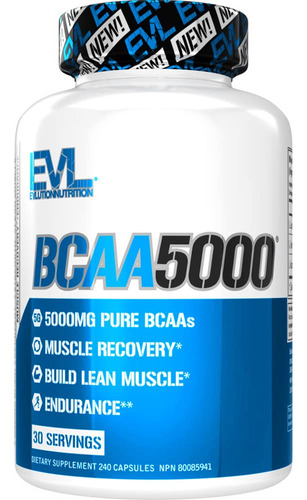 Suplemento De Aminoácidos Bcaa Para Hombres - Evl 2:1:1 5 G