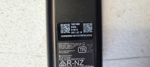 Imagen 3 de 3 de Control Remoto Samsung Original Celda Solar Bn59-01357c