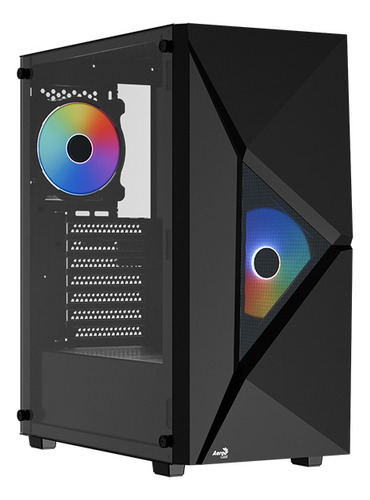 Gabinete Aerocool Player G-bk-v1 Mid-tower Atx Color Negro