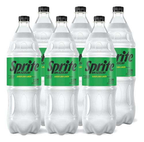 Refresco Sprite Sin Azúcar 2,25 Ml X6 Un