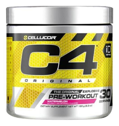 Suplemento en polvo Cellucor  C4 Original aminoácido sabor sandía en pote de 180g