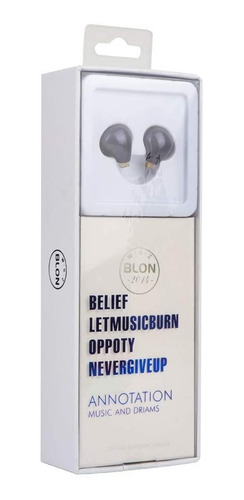Imagen 4 de 5 de Blon Bl03 Audifonos Con Micro Full Gun Azul