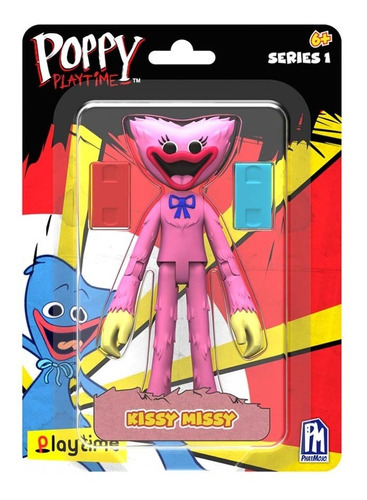 Boneco Poppy Playtime Kissy Missy de 5 polegadas