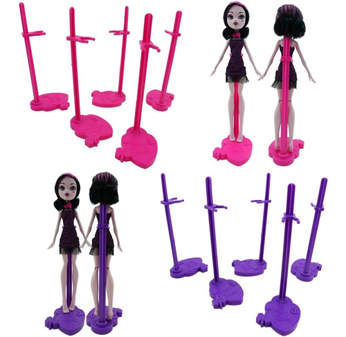 Kit 10 Suporte Luxo Para Boneca Monster High Ever After