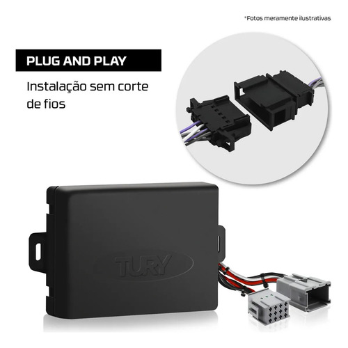 Modulo Automação Vidro Eletrico Tury Pro4.106longy Kia Niro