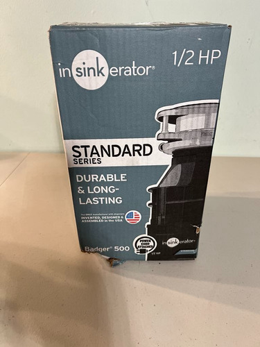 Insinkerator Badger 500 1/2hp Triturador Desperdicios Comida (Usado)