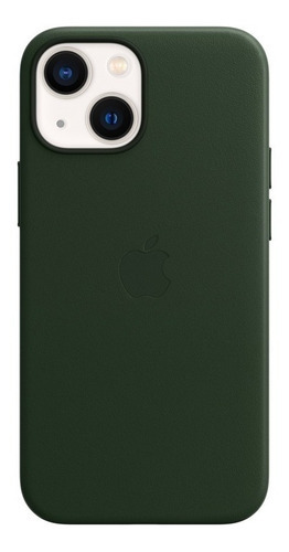 Capa de couro Magsafe para iPhone 13 Mini verde sequoia verde