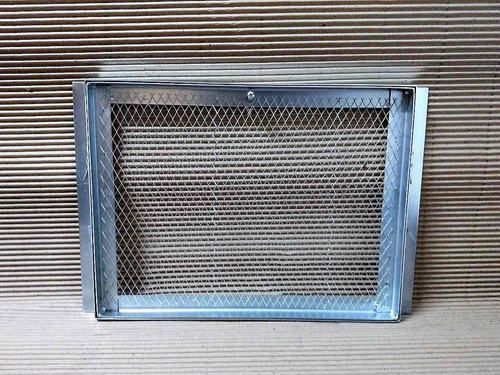 Puerta Acero Inox P/ Revestir Con Vent Envio Hidros Urbanos