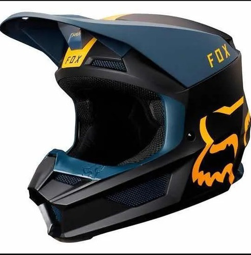 Casco V1 Mata Negrol Motocross Visera Magnetica Fox