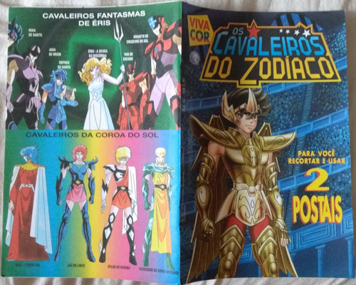 Revista Viva Cor Nº 1 Cavaleiros Do Zodíaco