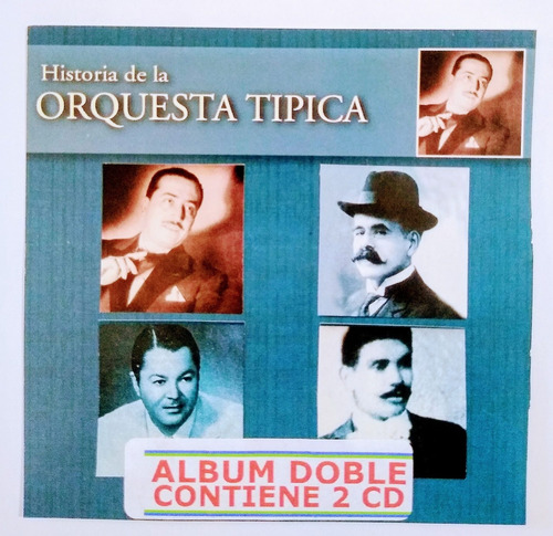 Tango Álbum Con 2 Cd Nuevos Historia De La Orquesta Típica  