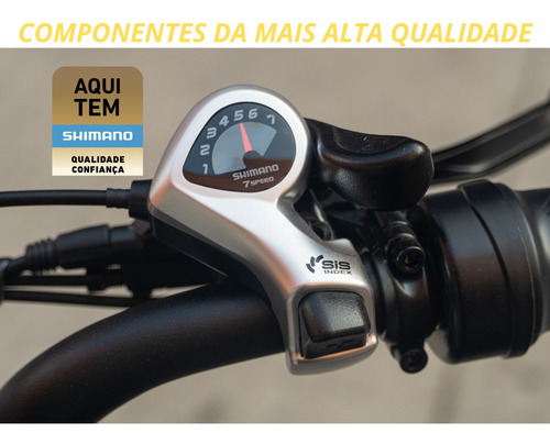 Inow V20 Bicicleta Eletrica 1000w Com Banco Extensor +alarme