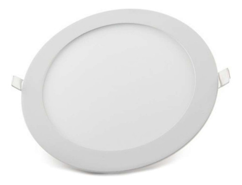 Pack 5 Foco Led Placa Panel Circular Encajado 6 W / Hb Led