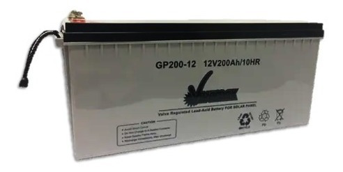 Imagen 1 de 2 de Batería De Ciclo Profundo 12v200ah/10hr Para Paneles Solares
